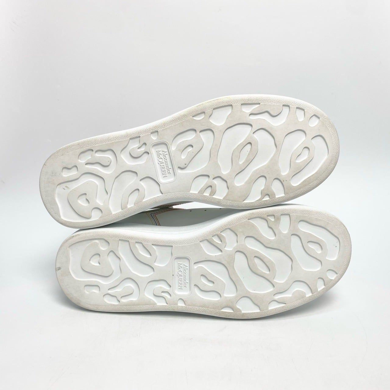  ALEXANDER MCQUEEN CONTRAST STITCH WEDGE SOLE 