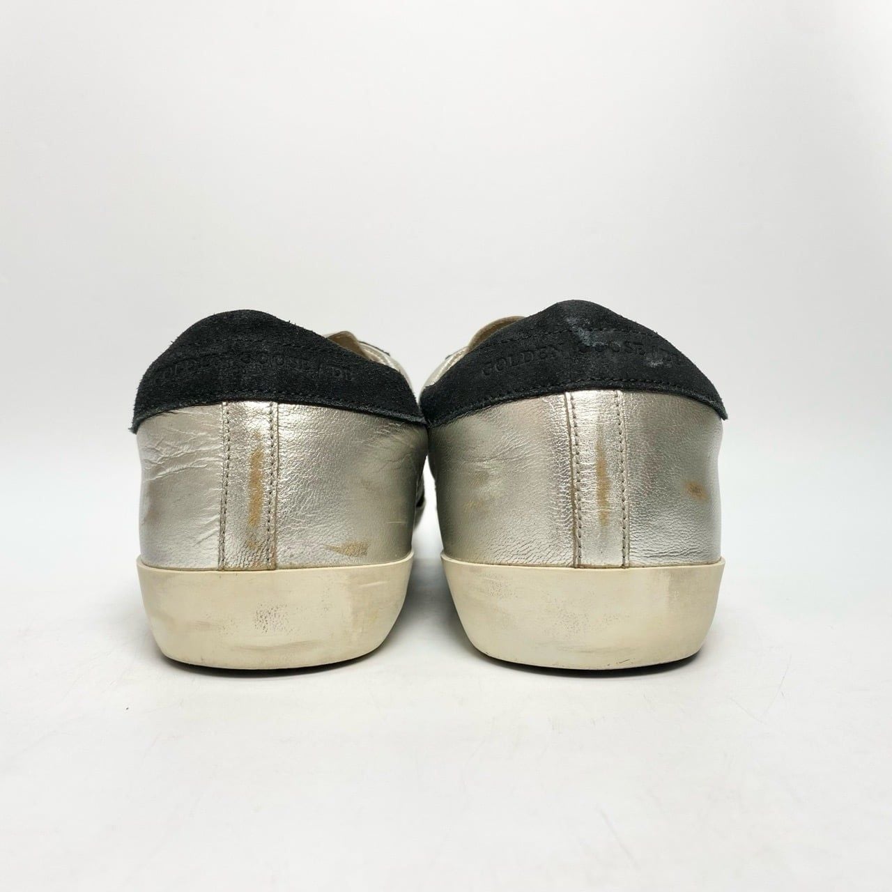  GOLDEN GOOSE SUPER STAR SILVER GCOWS590-A8 