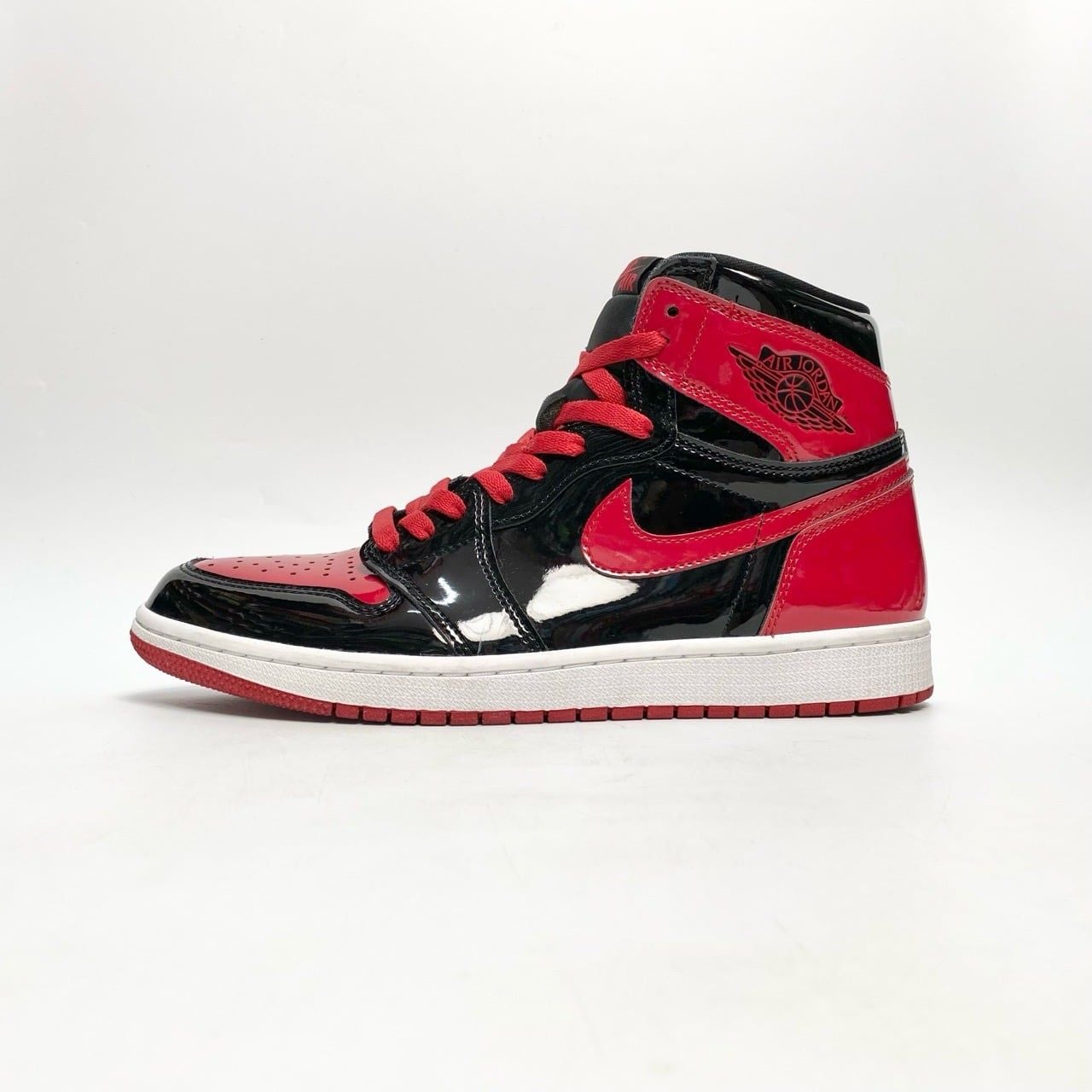  NIKE AIR JORDAN 1 RETRO HIGH OG PATENT BRED 555088 063 