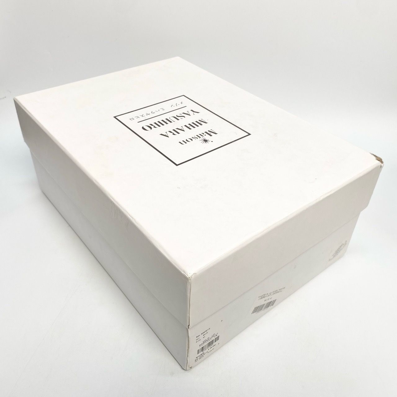  MAISON MIHARA YASUHIRO HANK LOW ORIGINAL SOLE OVER DYED CANVAS LOW-TOP A08FW719 