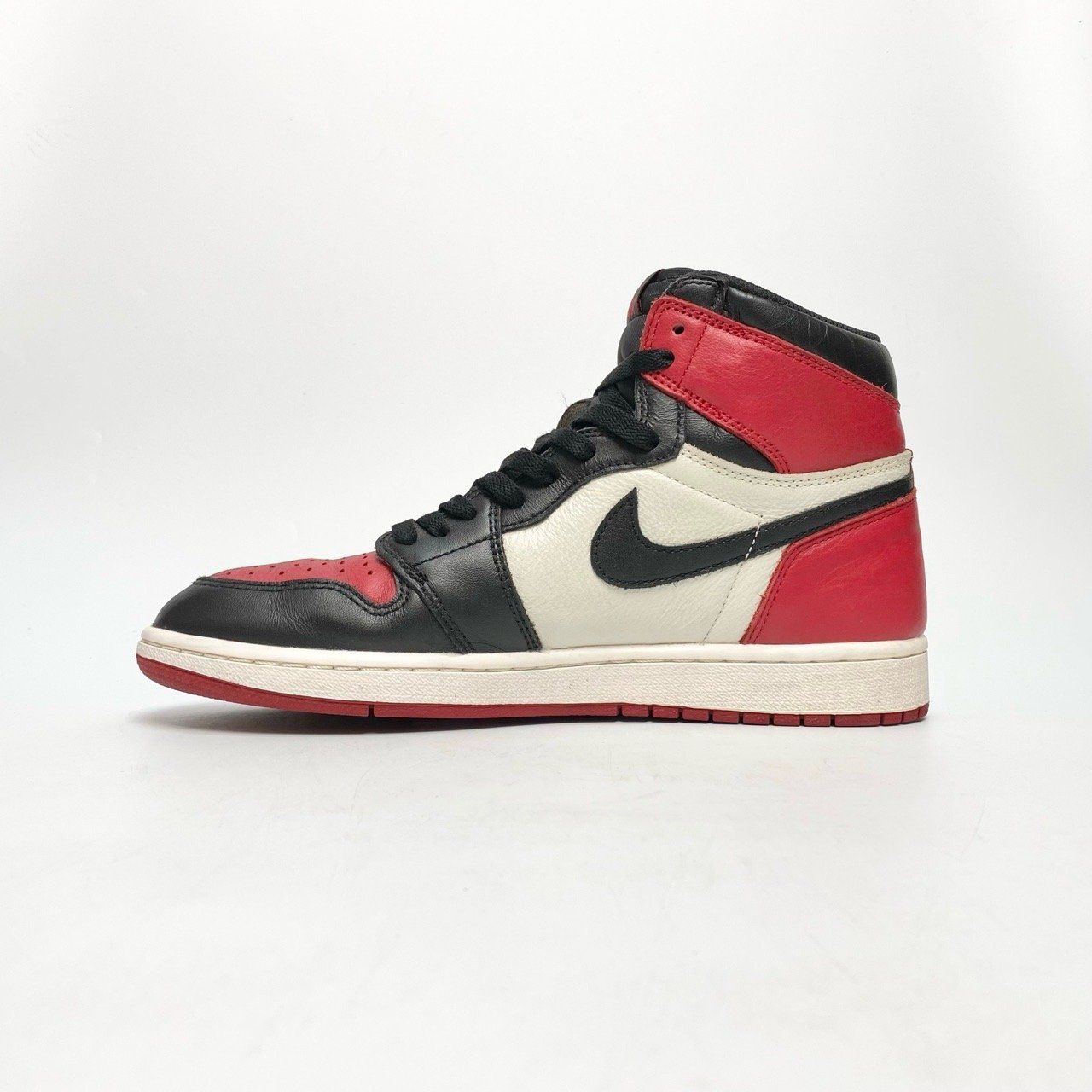  NIKE AIR JORDAN 1 RETRO HIGH BRED TOE 555088-610 