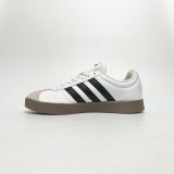  ADIDAS VL COURT BASE WHITE BLACK TAN ID3714 