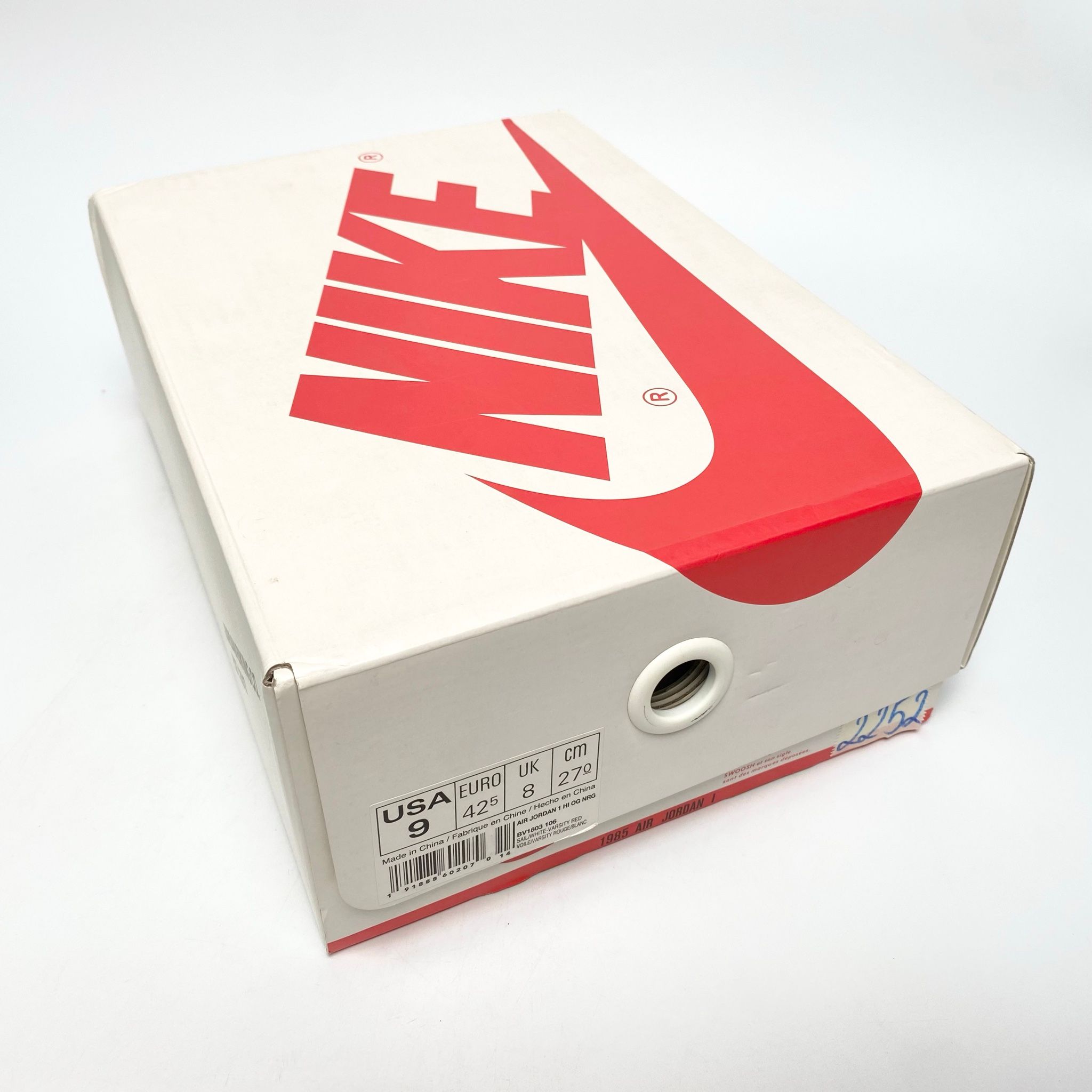  NIKE NIGEL SYLVESTER X AIR JORDAN 1 RETRO HIGH OG BV1803-106 