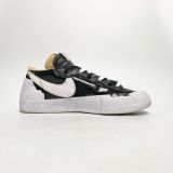  NIKE BLAZER LOW SACAI BLACK LEATHER DM6443-001 