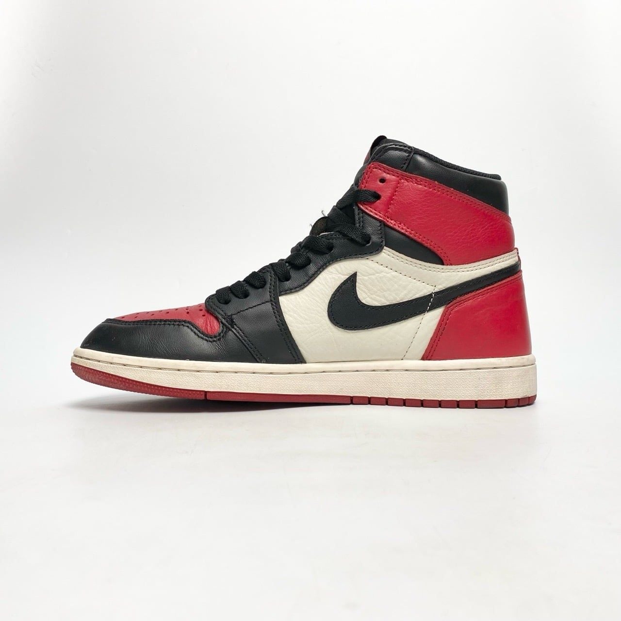  NIKE AIR JORDAN 1 RETRO HIGH BRED TOE 555088-610 