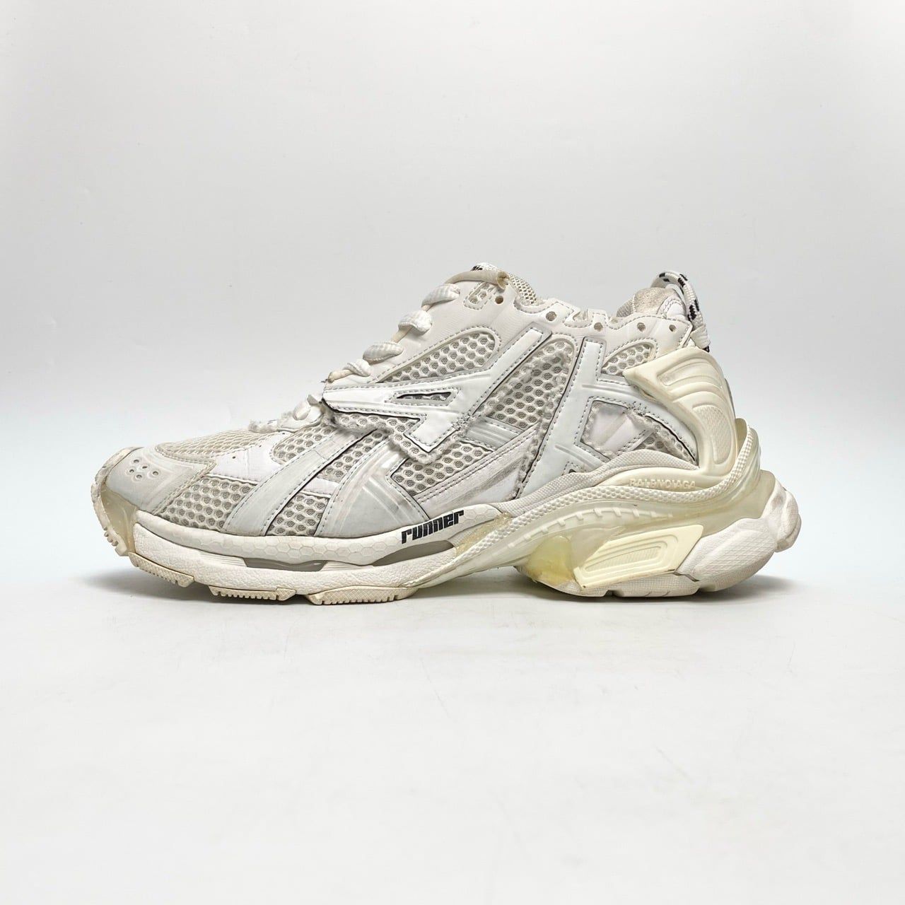  BALENCIAGA RUNNER SNEAKERS WHITE 677403-W3RB1-9000 
