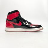  NIKE AIR JORDAN 1 RETRO HIGH OG PATENT BRED 555088 063 