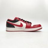  NIKE AIR JORDAN 1 LOW REVERSE BLACK TOE 553558-163 