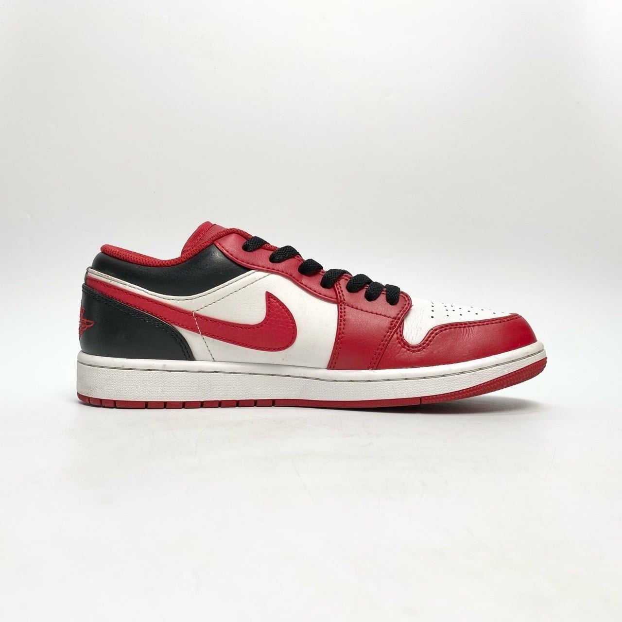  NIKE AIR JORDAN 1 LOW REVERSE BLACK TOE 553558-163 