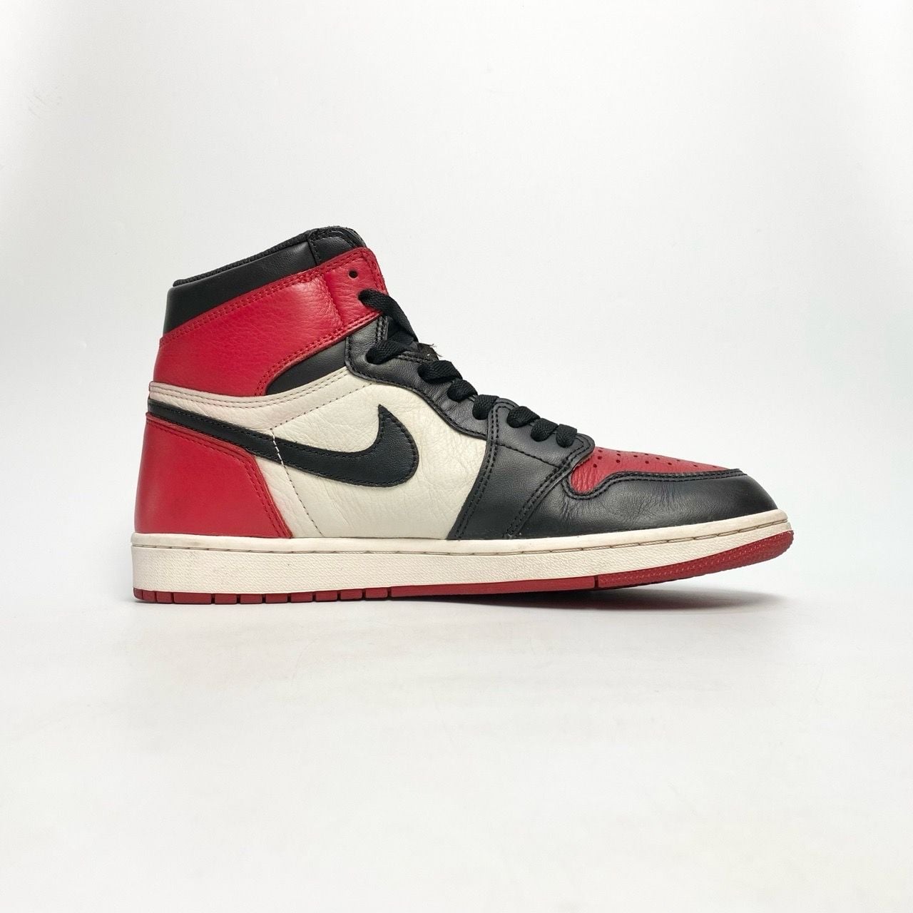  NIKE AIR JORDAN 1 RETRO HIGH BRED TOE 555088-610 