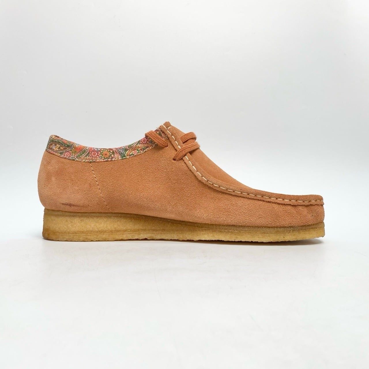  CLARKS ORIGINALS WALLABEE STUSSY RUST 