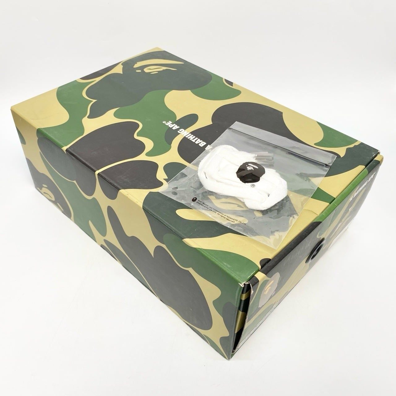  A BATHING APE BAPE STA #4 LINE CAMO WHITE GREY 