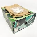  A BATHING APE BAPE STA PATENT LEATHER GREEN WHITE 