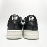  A BATHING APE BAPE LOW BLACK WHITE OZX SH M191052 L 