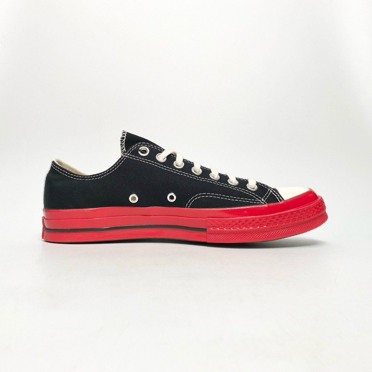  CONVERSE COMME DES GARÇONS PLAY X CHUCK 70 LOW BLACK RED A01795C 