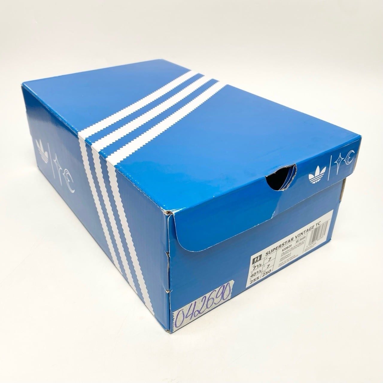  ADIDAS SUPERSTAR VINTAGE THUG CLUB BLACK KI0824 