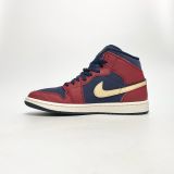  NIKE AIR JORDAN 1 MID TEAM RED IO7449-600 