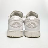  NIKE AIR JORDAN 1 LOW TRIPLE WHITE 553558-136 