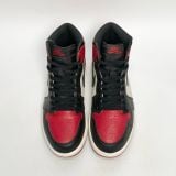  NIKE AIR JORDAN 1 RETRO HIGH BRED TOE 555088-610 