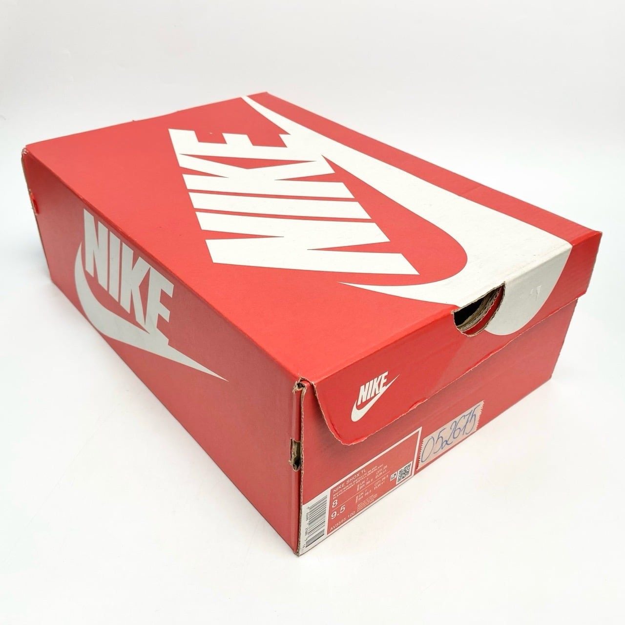  NIKE SHOX TL WHITE METALLIC SILVER AV3595-100 