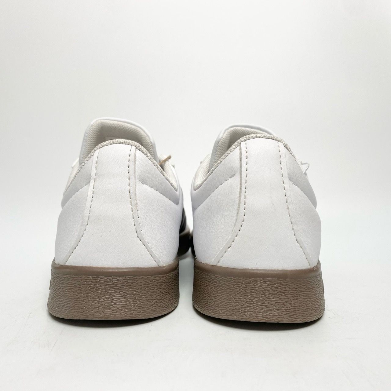  ADIDAS VL COURT BASE WHITE BLACK TAN ID3714 