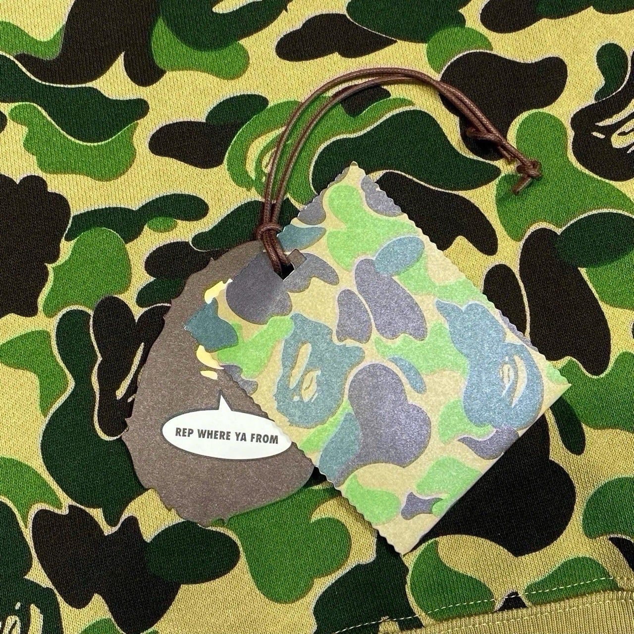  BAPE X ANTI SOCIAL SOCIAL CLUB ABC CAMO PULLOVER HOODIE GREEN 