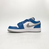  NIKE AIR JORDAN 1 LOW GS TRUE BLUE CEMENT 553560-412 