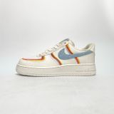  NIKE AIR FORCE 1 LOW SAIL DENIM SWOOSH CREAM DJ4655-133 