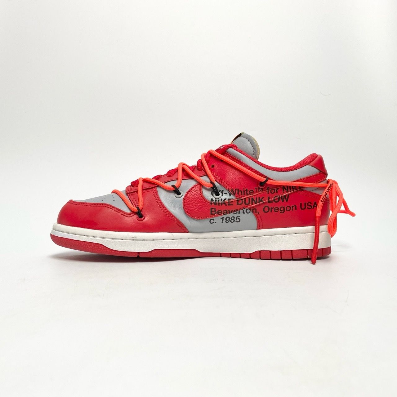  NIKE OFF-WHITE X DUNK LOW UNIVERSITY RED CT0856-600 