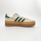  ADIDAS GAZELLE BOLD CREAM COLLEGIATE GREEN (WMNS) ID7056 