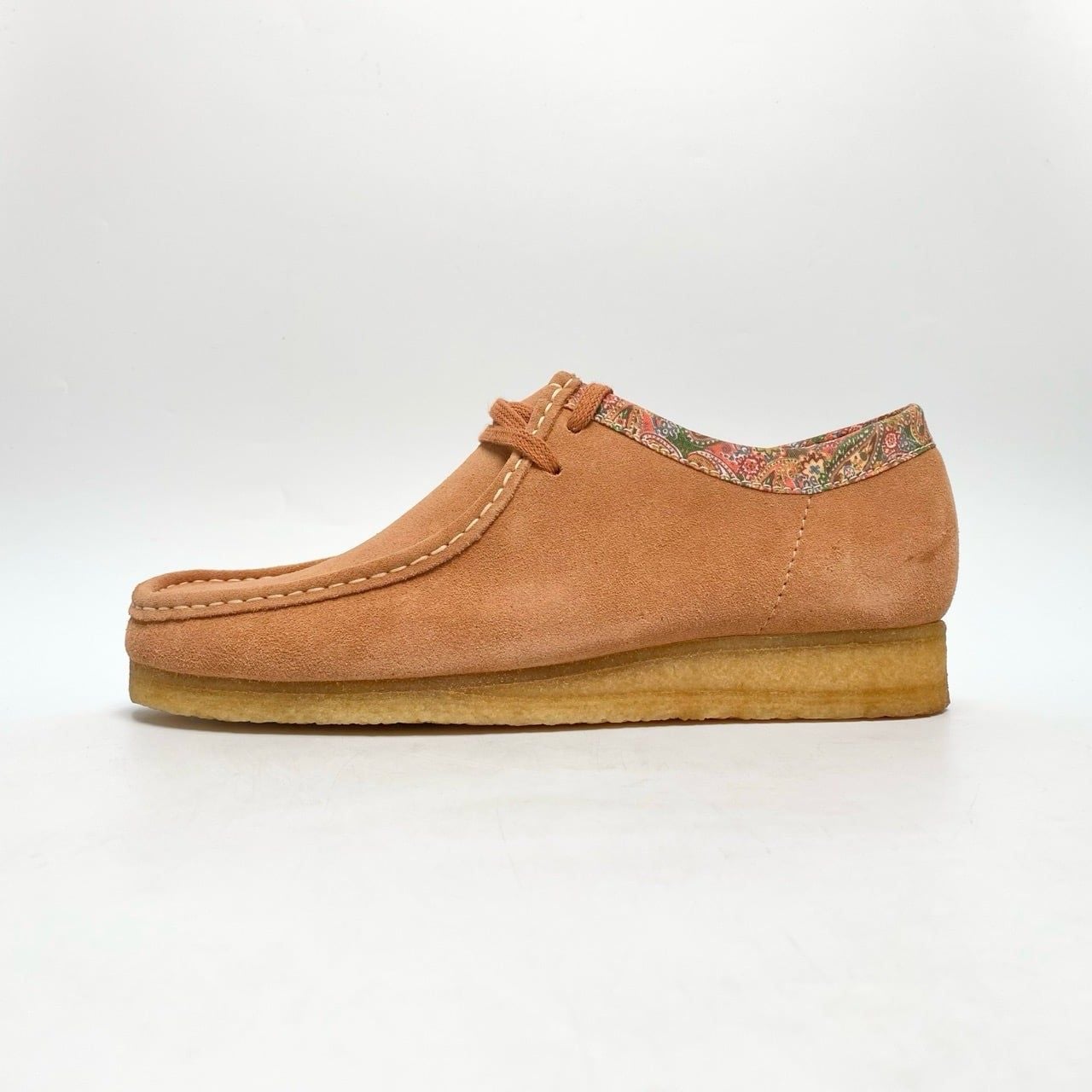 CLARKS ORIGINALS WALLABEE STUSSY RUST 