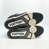  GIÀY LOUIS VUITTON LV TRAINER SNEAKER BLACK WHITE 1AAV8H 