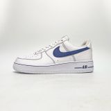  NIKE AIR FORCE 1 LOW ’07 LV8 WHITE ROYAL BLUE HQ2037-100 