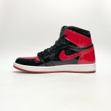  NIKE AIR JORDAN 1 RETRO HIGH OG PATENT BRED 555088 063 