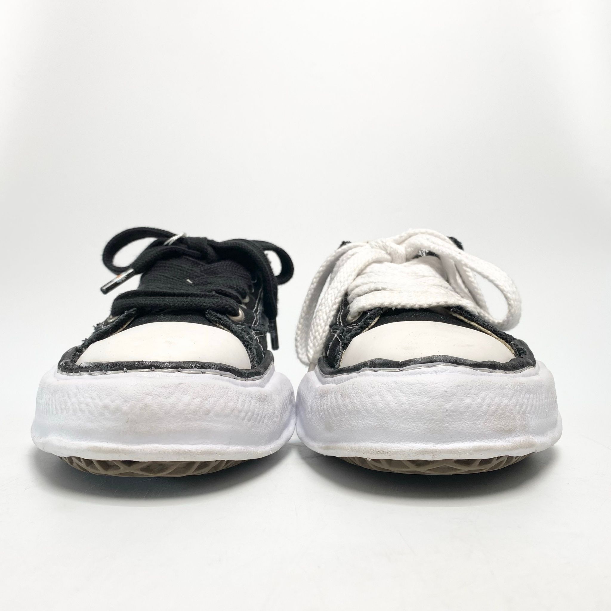  MAISON MIHARA YASUHIRO PETERSON OG SOLE CANVAS LOW BLACK 