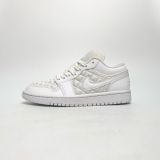  NIKE AIR JORDAN 1 LOW QUILTED WHITE DB6480-100 