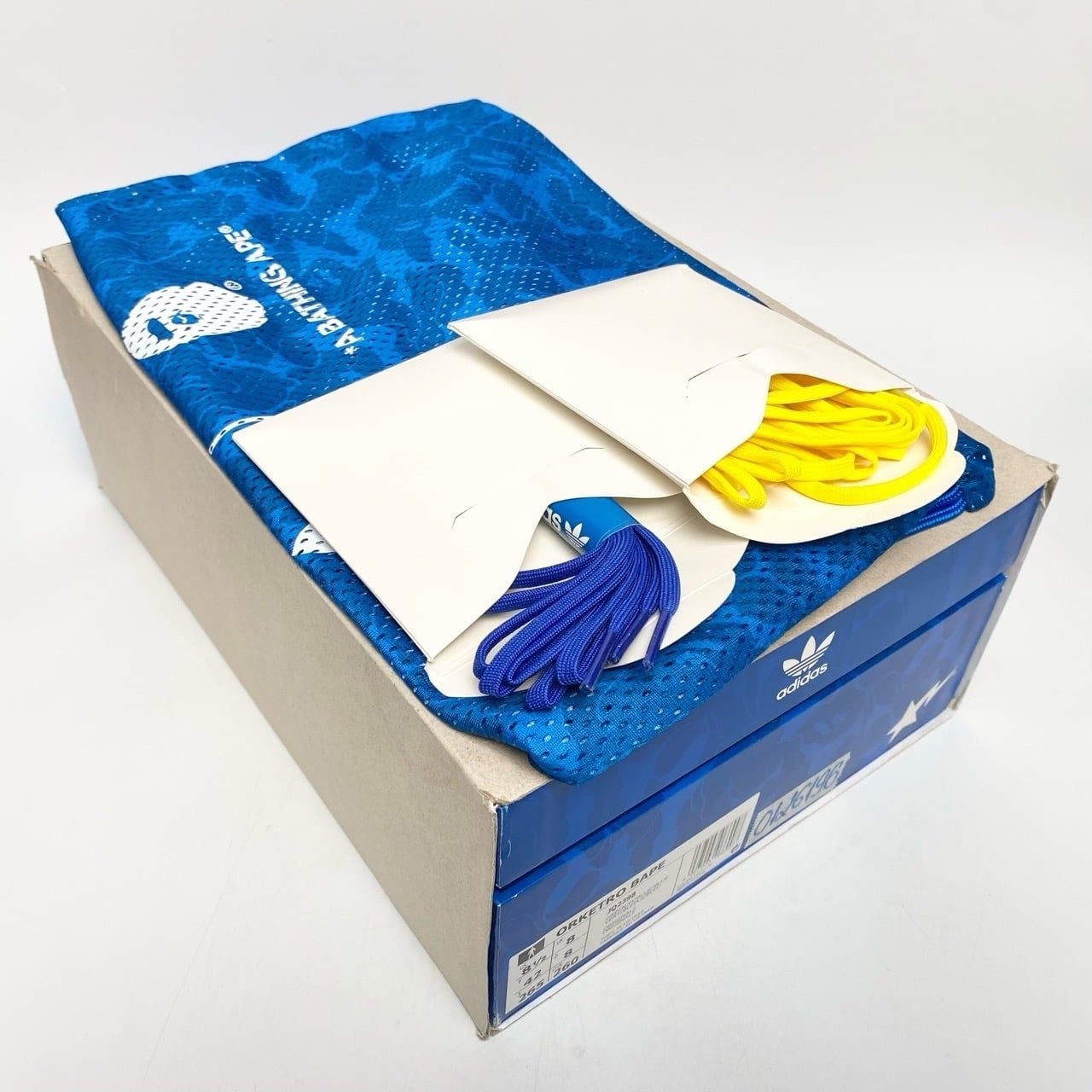  ADIDAS BAPE X ORKETRO YELLOW BLUE GREEN JQ2398 