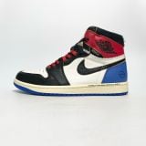  NIKE AIR JORDAN 1 HIGH X UNION X FRAGMENT BLACK VARSITY RED IO7847-002 