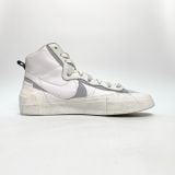  NIKE BLAZER MID SACAI WHITE GREY BV0072-100 