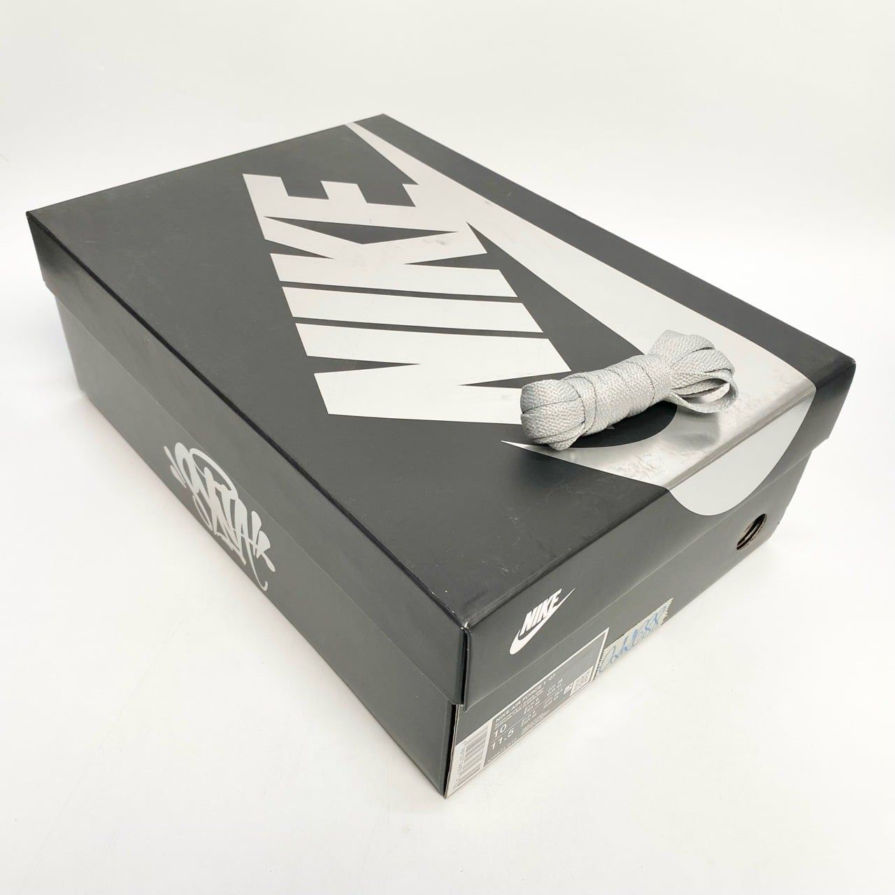  NIKE AIR FORCE 1 LOW CENTRAL CEE BLACK WHITE SMOKE GREY - IO9974-010 