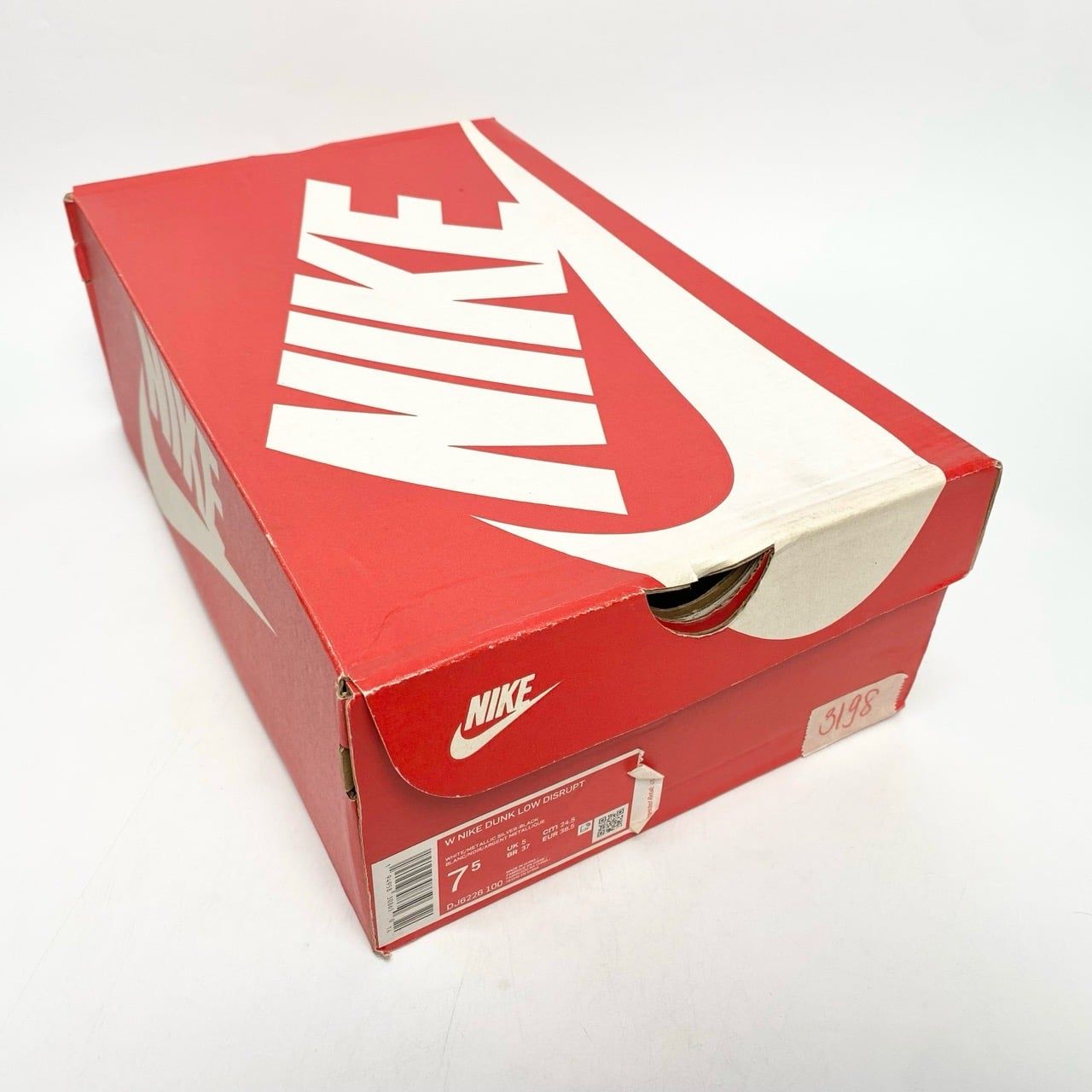  NIKE WMNS DUNK LOW DISRUPT WHITE METALLIC SILVER DJ6226-100 