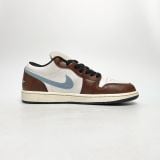  NIKE AIR JORDAN 1 RETRO LOW SE BROWN BLUE FQ7832-142 