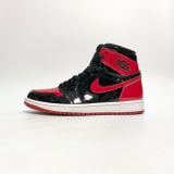 NIKE AIR JORDAN 1 RETRO HIGH OG PATENT BRED 555088-063 