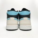  NIKE AIR JORDAN 1 MID BLUE CHILL SMOKE GREY IM6567-121 
