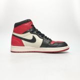  NIKE AIR JORDAN 1 RETRO HIGH BRED TOE 555088-610 