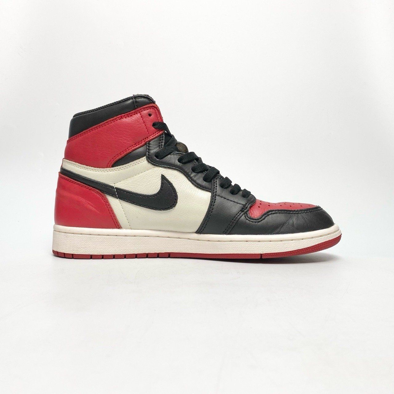  NIKE AIR JORDAN 1 RETRO HIGH BRED TOE 555088-610 