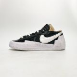  NIKE BLAZER LOW SACAI BLACK LEATHER DM6443-001 