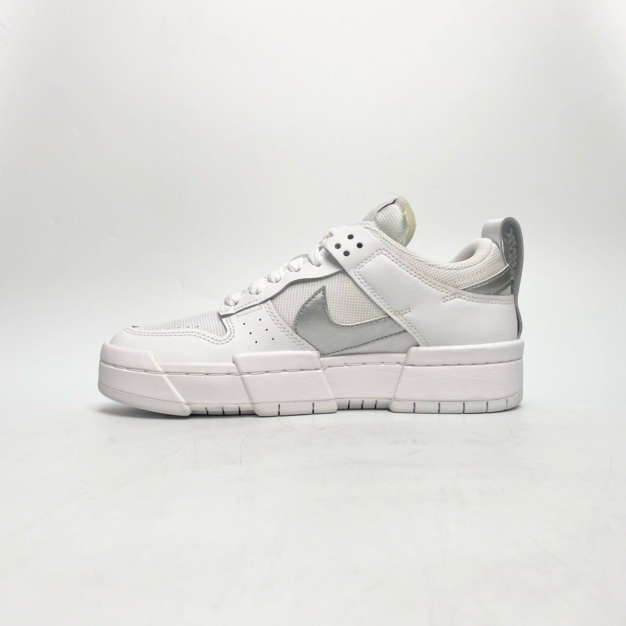  NIKE WMNS DUNK LOW DISRUPT WHITE METALLIC SILVER DJ6226-100 