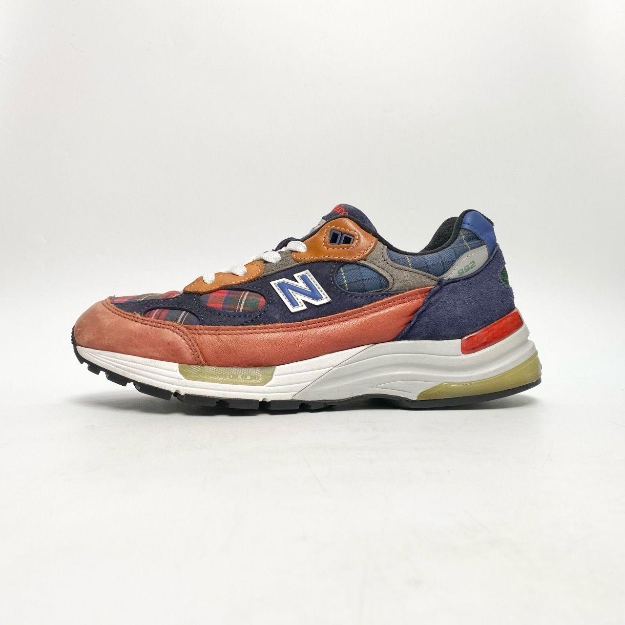  NEW BALANCE CONCEPTS X 992 MADE IN USA PLAID M992AD 