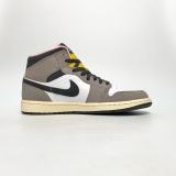  NIKE AIR JORDAN 1 MID SE WHITE CAVE STONE HQ2011-100 